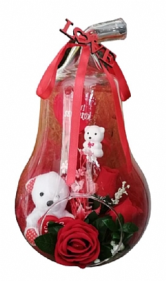 Sevgililer gn temal armut teraryum